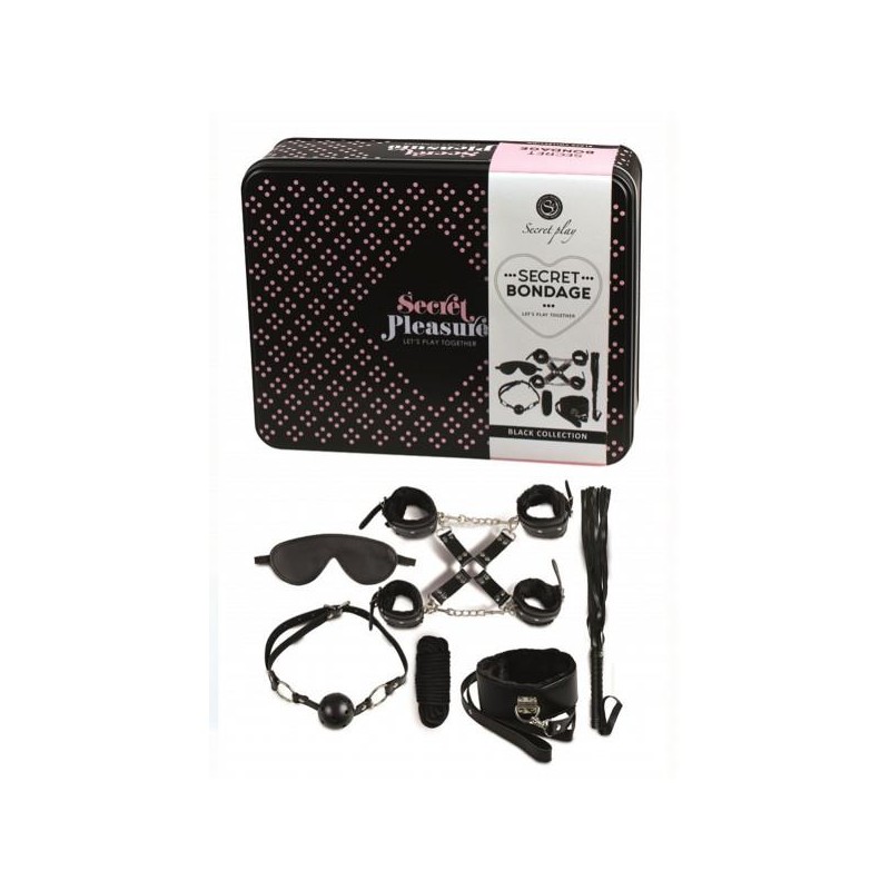 Secret Bondage - Set 8 pcs Black